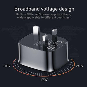 Planet Gates Baseus USB Charger Quick Charge 3.0 Turbo Wall Charger UK Plug QC3.0 QC Fast Charging Charger For Samsung Tablet Mobile Phone