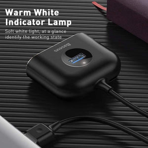 Baseus USB HUB USB 3.0 HUB Type C HUB to USB 3.0 for MacBook Pro Air 2020 USB 2.0 HUB LED USB Splitter for Huawei Notebook HUB