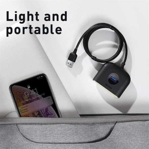 Baseus USB HUB USB 3.0 HUB Type C HUB to USB 3.0 for MacBook Pro Air 2020 USB 2.0 HUB LED USB Splitter for Huawei Notebook HUB