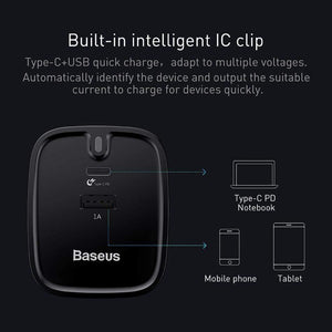 Planet Gates Baseus USB PD Charger For iPhone 30W Fast Charging UK Plug Type-c Adapter For Mobile Phone Travel Wall 3A Type C PD USB Charger