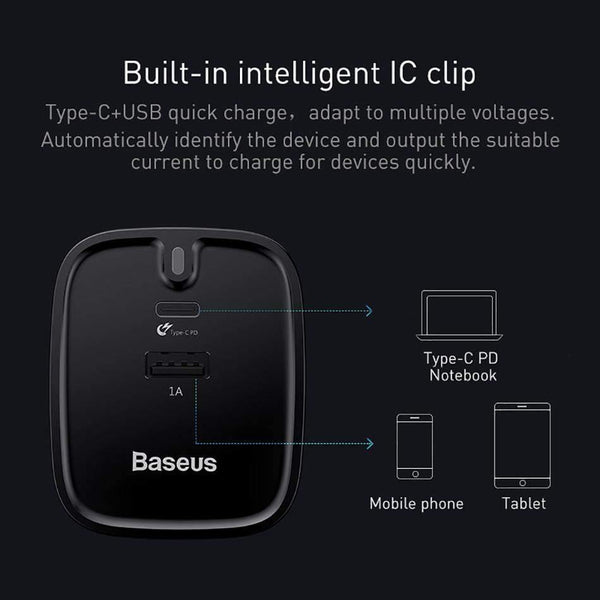 Planet Gates Baseus USB PD Charger For iPhone 30W Fast Charging UK Plug Type-c Adapter For Mobile Phone Travel Wall 3A Type C PD USB Charger