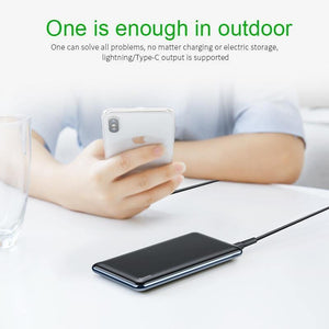 Planet Gates Baseus USB PD Fast Charging Power Bank For iPhone Xs Xs Max XR 2018 X 8 8 Plus Powerbank 3A Quick Charge USB Type C Power Bank