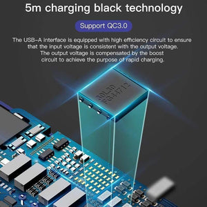 Baseus USB Type C Cable for Samsung Note 8 S8 S9 Plus Qucik Charge 3.0 Type C Cable for Xiaomi Mi 8 9 USB-C Mobile Phone Cables