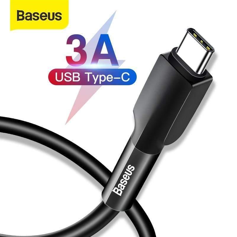 Baseus USB Type C Cable Liquid Silicone Quick Charge 3.0 Cable for Samsung S20 S10 Redmi Note 8 9 Quick Charging USB C Cable