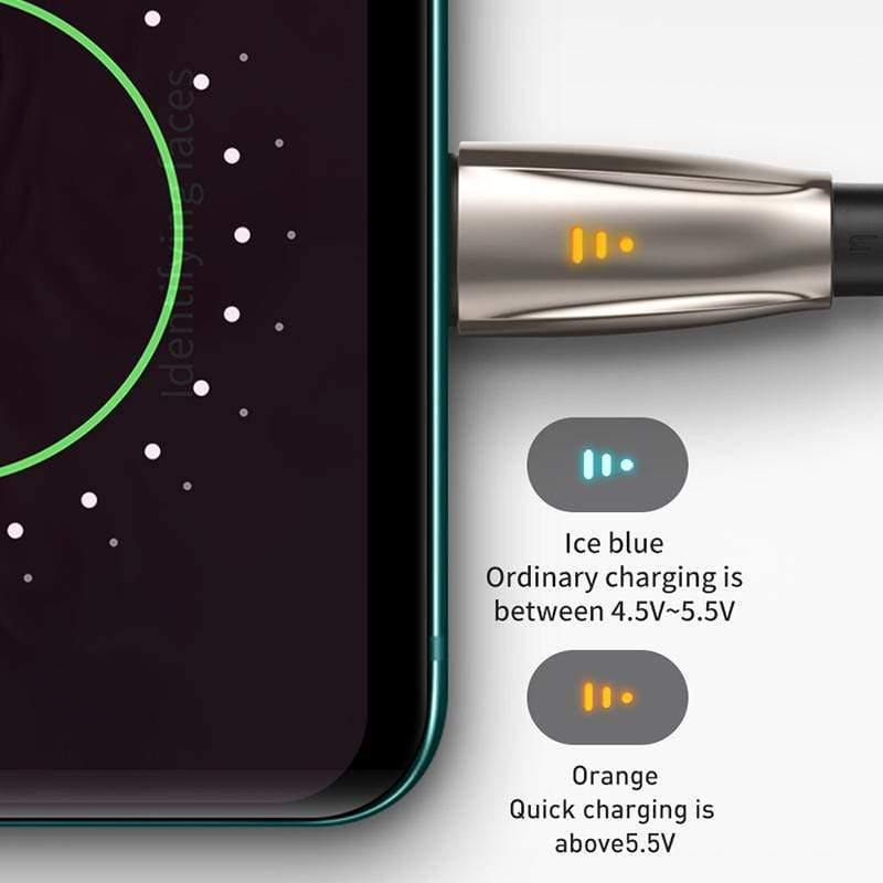 Baseus USB Type C to Type C Cable for Samsung S10 MacBook Pro LED 60W PD Fast Charging Cable Quick Charge 4.0 Type USB-C Cable