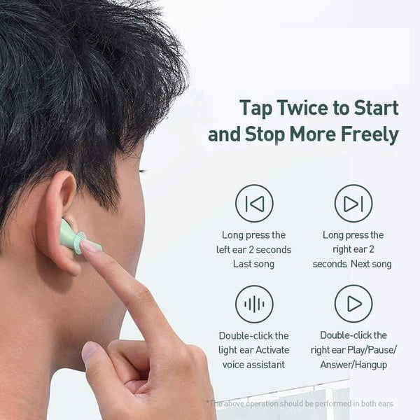 Baseus W09 TWS Wireless Bluetooth Earphone Intelligent Touch Control Wireless TWS Earphones With Stereo bass sound Smart Connect