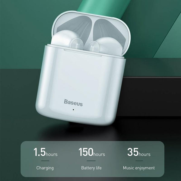 Baseus W09 TWS Wireless Bluetooth Earphone Intelligent Touch Control Wireless TWS Earphones With Stereo bass sound Smart Connect