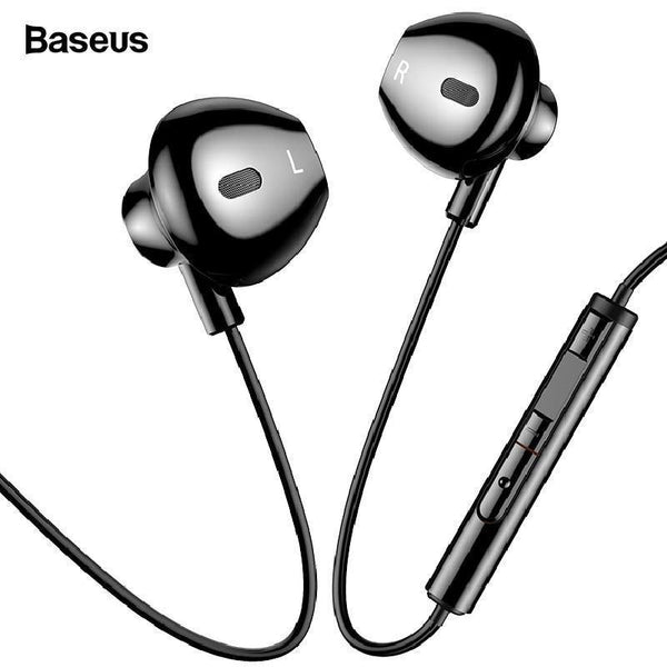 Planet Gates Baseus Wired Earphone In Ear Headset With Mic Stereo Bass Sound 3.5mm Jack Earphone Earbuds Earpiece For iPhone Samsung Xiaomi