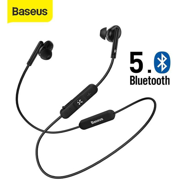 Baseus Wireless Bluetooth Earphone Sports Waterproof Neckband headphone Hi-Fi Stereo headset Support iOS/Android Phones HD Call