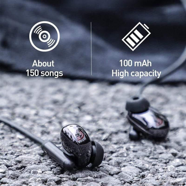 Baseus Wireless Bluetooth Earphone Sports Waterproof Neckband headphone Hi-Fi Stereo headset Support iOS/Android Phones HD Call