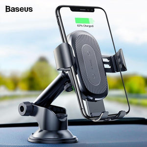 Planet Gates Baseus Wireless Car Charger For iPhone Xs Max Xr X 8 Samsung Note 9 Qi Wireless Charger Fast Wirless Charging Car Phone Holder