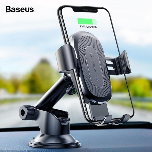 Planet Gates Baseus Wireless Car Charger For iPhone Xs Max Xr X 8 Samsung Note 9 Qi Wireless Charger Fast Wirless Charging Car Phone Holder