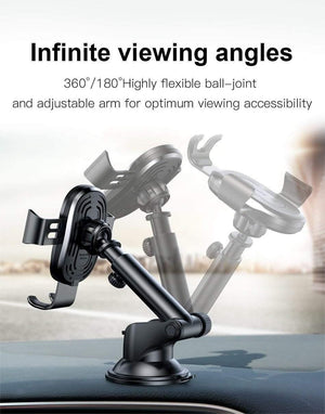 Planet Gates Baseus Wireless Car Charger For iPhone Xs Max Xr X 8 Samsung Note 9 Qi Wireless Charger Fast Wirless Charging Car Phone Holder