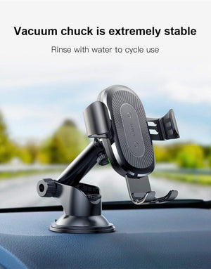 Planet Gates Baseus Wireless Car Charger For iPhone Xs Max Xr X 8 Samsung Note 9 Qi Wireless Charger Fast Wirless Charging Car Phone Holder