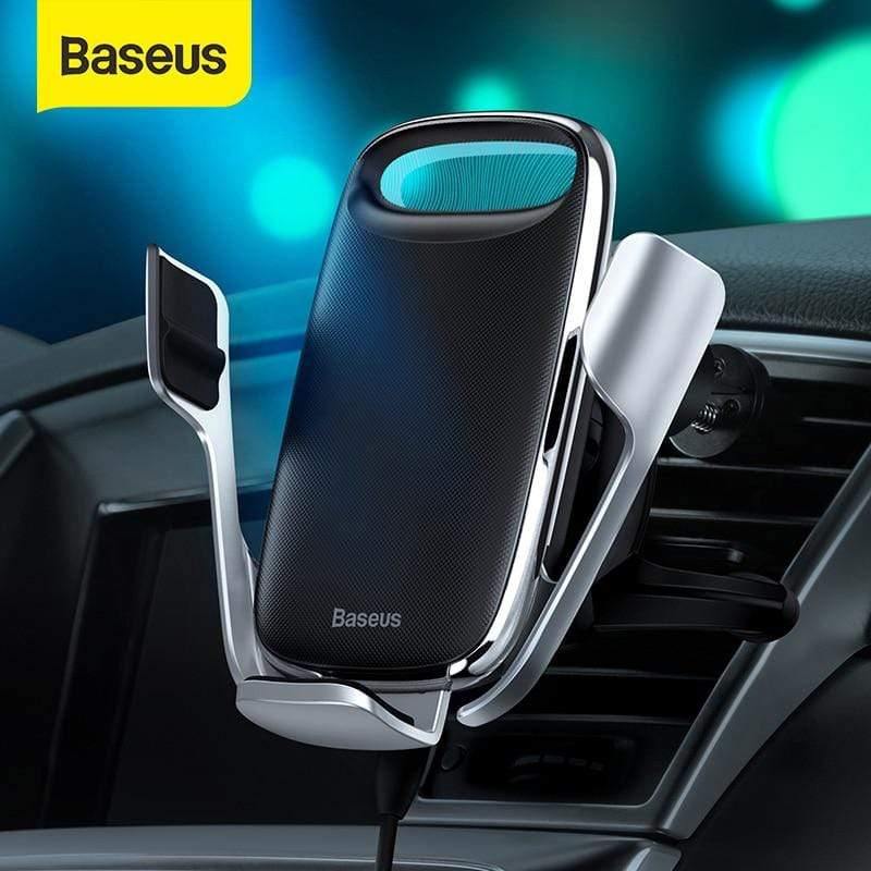 Baseus Wireless Car Holder for Phone Quick Charge 3.0 Fast Wireless Charger Air Vent Mount Holder Car Wireless Charger