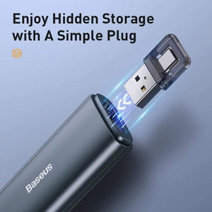 Baseus Wireless Presenter Laser Pointer 2.4GHz Remote Controller for Projector Power Pointer Presenter USB Bluetooth PPT Pen (GRAY)