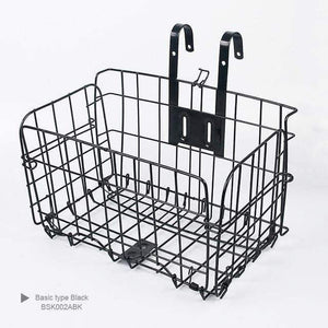 Planet Gates Basic type Black / China Bicycle Basket Handlebar Pannier Cycling Carryings Iron Casing Pouch Cycle Luggage Bag Heavy Duty / Basic Type Options
