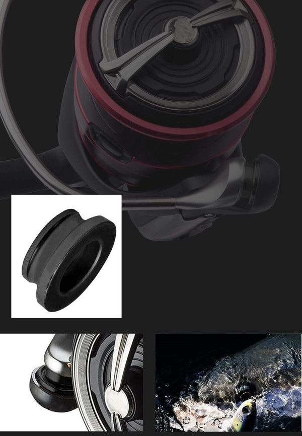 Planet Gates BassLegend - 1 set Fishing SIC Line Thread Guide Roller+ ball bearing For Spinner Reel