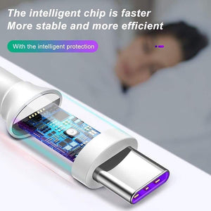 Basus 5A USB Type C Cable for Huawei P30 Mate 30 Pro Supercharge Quick Charge 3.0 Fast Charging for Xiaomi 9 USB-C Charger Wire