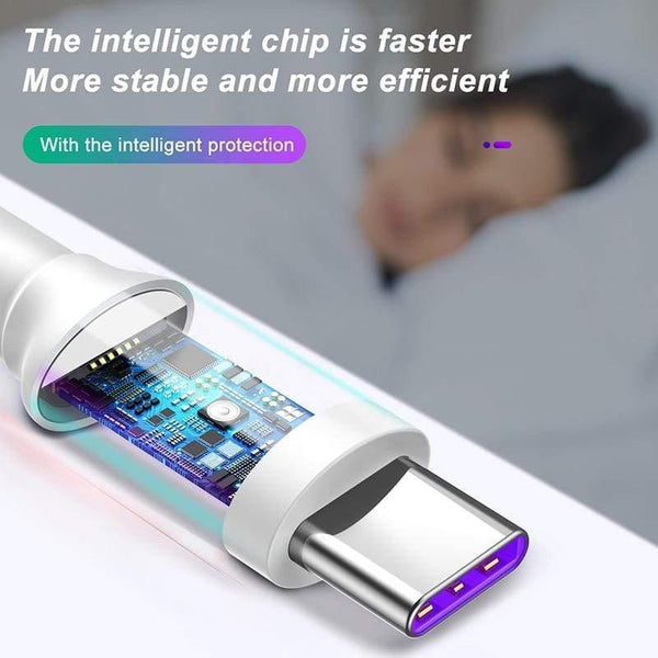 Basus 5A USB Type C Cable for Huawei P30 Mate 30 Pro Supercharge Quick Charge 3.0 Fast Charging for Xiaomi 9 USB-C Charger Wire