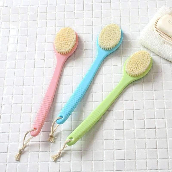 Planet Gates Bath Brush Long Handle Nylon Scrub Skin Massage Rubbing Bath Brushes Back Exfoliation Brushe Body Cleaning Tool