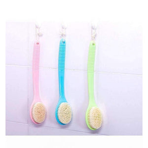 Planet Gates Bath Brush Long Handle Nylon Scrub Skin Massage Rubbing Bath Brushes Back Exfoliation Brushe Body Cleaning Tool