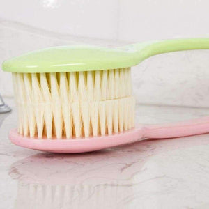 Planet Gates Bath Brush Long Handle Nylon Scrub Skin Massage Rubbing Bath Brushes Back Exfoliation Brushe Body Cleaning Tool