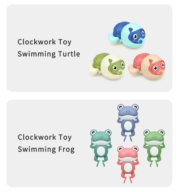 Planet Gates Bath Toys Baby Water Game Faucet Shower Rubber Duck Waterwheel Dabbling Water Spray Set For Kids Animals Bathroom Summer Toys