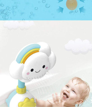 Planet Gates Bath Toys for Kids Baby Water Game Clouds Model Faucet Shower Water Spray Toy For Children Squirting Sprinkler Bathroom Baby Toy