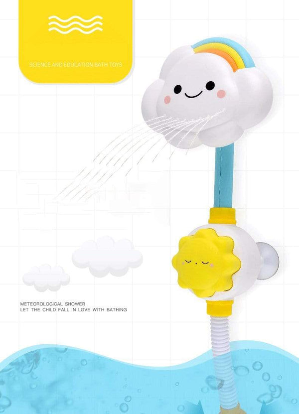 Planet Gates Bath Toys for Kids Baby Water Game Clouds Model Faucet Shower Water Spray Toy For Children Squirting Sprinkler Bathroom Baby Toy