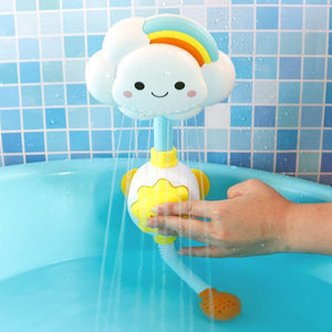 Planet Gates Bath Toys for Kids Baby Water Game Clouds Model Faucet Shower Water Spray Toy For Children Squirting Sprinkler Bathroom Baby Toy