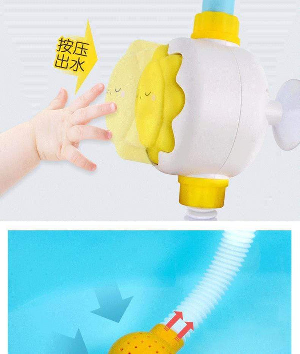 Planet Gates Bath Toys for Kids Baby Water Game Clouds Model Faucet Shower Water Spray Toy For Children Squirting Sprinkler Bathroom Baby Toy