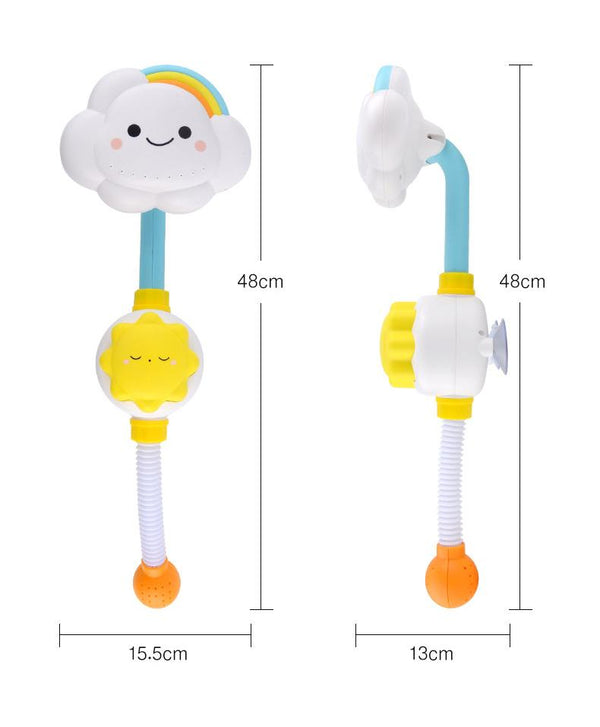 Planet Gates Bath Toys for Kids Baby Water Game Clouds Model Faucet Shower Water Spray Toy For Children Squirting Sprinkler Bathroom Baby Toy