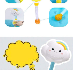 Planet Gates Bath Toys for Kids Baby Water Game Clouds Model Faucet Shower Water Spray Toy For Children Squirting Sprinkler Bathroom Baby Toy