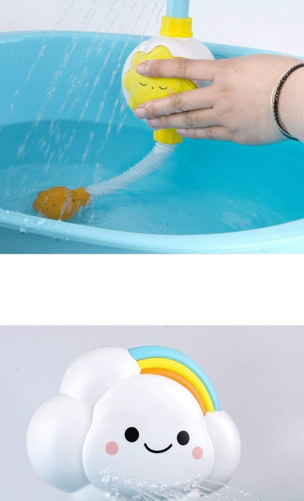 Planet Gates Bath Toys for Kids Baby Water Game Clouds Model Faucet Shower Water Spray Toy For Children Squirting Sprinkler Bathroom Baby Toy