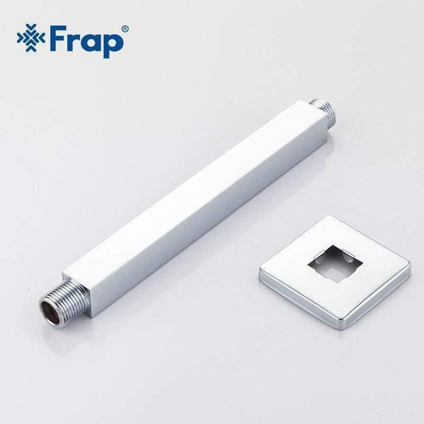 Planet Gates Bathroom 20cm Shower arm Chrome plated Brass Material Fixed Pipe Bathroom accessories Square shower arm Y81018 (Y81018)