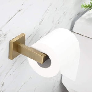 Planet Gates Bathroom Accessories Brushed Gold Stainless Steel Dish Rack Towel Rod Towel Ring Bathrobe Hook Paper Towel Rack