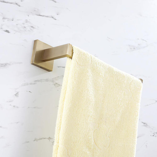 Planet Gates Bathroom Accessories Brushed Gold Stainless Steel Dish Rack Towel Rod Towel Ring Bathrobe Hook Paper Towel Rack