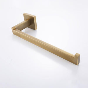 Planet Gates Bathroom Accessories Brushed Gold Stainless Steel Dish Rack Towel Rod Towel Ring Bathrobe Hook Paper Towel Rack