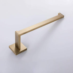 Planet Gates Bathroom Accessories Brushed Gold Stainless Steel Dish Rack Towel Rod Towel Ring Bathrobe Hook Paper Towel Rack