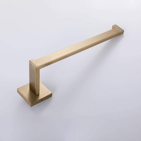 Planet Gates Bathroom Accessories Brushed Gold Stainless Steel Dish Rack Towel Rod Towel Ring Bathrobe Hook Paper Towel Rack