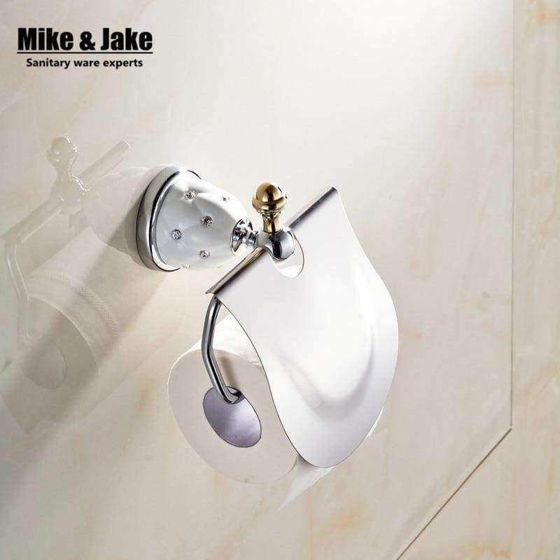 Planet Gates Bathroom accessories diamomd Toilet Paper Holder Roll Holder,Tissue Holder,Solid Brass -Bathroom Accessories Products MC6726