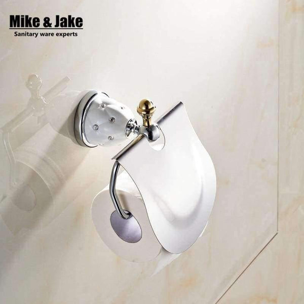 Planet Gates Bathroom accessories diamomd Toilet Paper Holder Roll Holder,Tissue Holder,Solid Brass -Bathroom Accessories Products MC6726