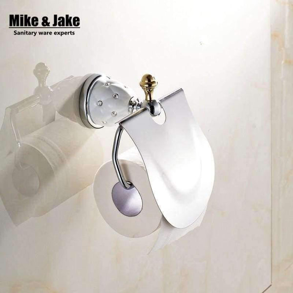 Planet Gates Bathroom accessories diamomd Toilet Paper Holder Roll Holder,Tissue Holder,Solid Brass -Bathroom Accessories Products MC6726