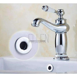 Planet Gates Bathroom Basin Sink Overflow Cover Brass Decoration cover for Basin Bathroom Product Replacement ELF19