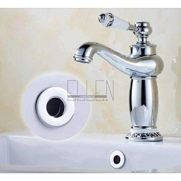 Planet Gates Bathroom Basin Sink Overflow Cover Brass Decoration cover for Basin Bathroom Product Replacement ELF19