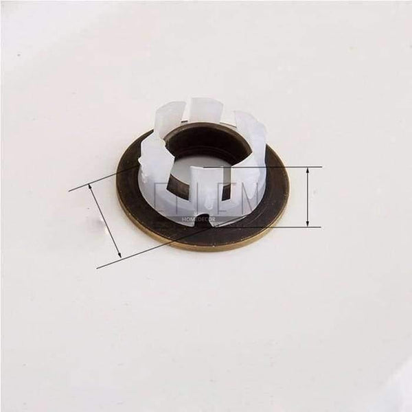 Planet Gates Bathroom Basin Sink Overflow Cover Brass Decoration cover for Basin Bathroom Product Replacement ELF19