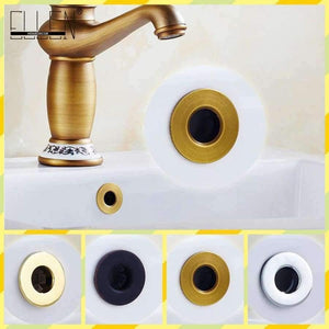 Planet Gates Bathroom Basin Sink Overflow Cover Brass Decoration cover for Basin Bathroom Product Replacement ELF19