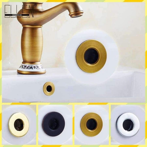 Planet Gates Bathroom Basin Sink Overflow Cover Brass Decoration cover for Basin Bathroom Product Replacement ELF19