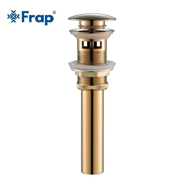 Planet Gates Bathroom Basin Sink Pop Up Drain Brass with Overflow Vanity bath Sink Waste Drainer 8 Colors Bathroom accessories Y81034